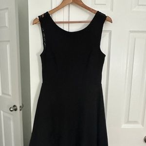 Lace Detailed Black Dress